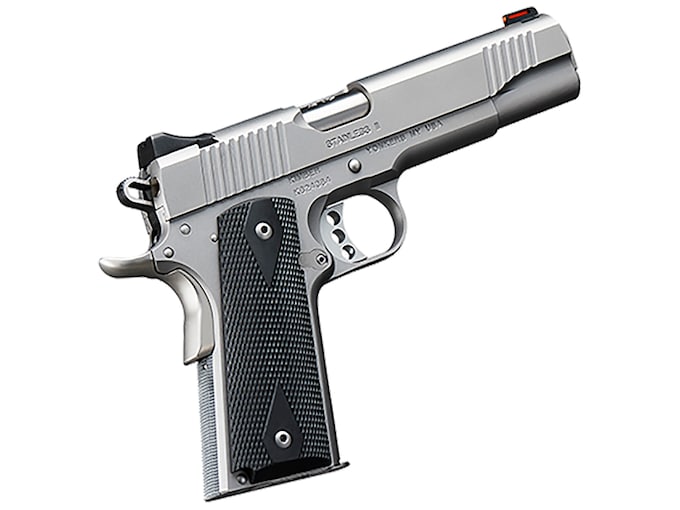 Kimber Stainless II California Compliant 45 ACP Pistol 5" Barrel 7+1 Round Satin Slide Black Grip Satin Frame