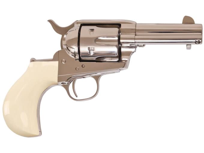 Cimarron Firearms Doc Holliday Thunderer 45 Colt (Long Colt) Revolver 3.5" Stainless Steel Barrel 6 Round Ivory Grip