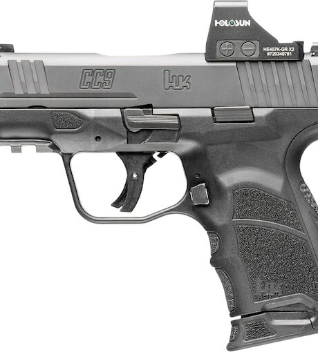 HK CC9 9mm Luger Pistol 3.32" Barrel 12+1 Round Black Holosun 407K
