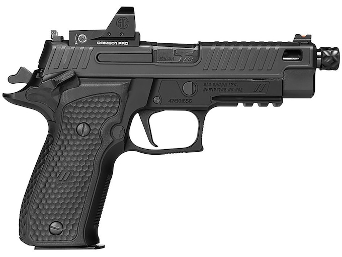 Sig Sauer P226 ZEV 9mm Luger Pistol 4.9" Threaded Barrel 15+1 Round Nitron Slide Black Grip Anodized Frame