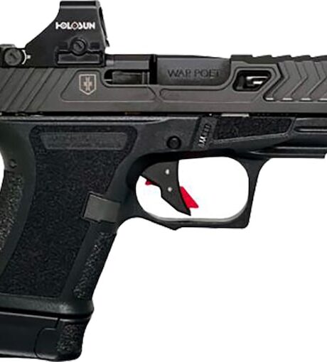 Shadow Systems War Poet CR920 9mm Luger Pistol 3.4" Barrel 13+1 Round Black Holosun Red Dot Sight
