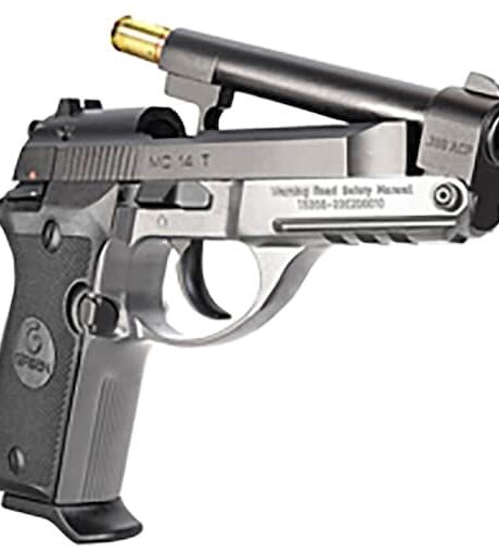 Girsan MC14T Solution 380 ACP Pistol 3.8" Barrel 13+1 Round Black Slide Black Grip Silver Frame