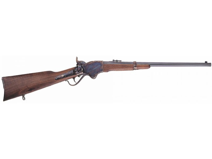 Cimarron Firearms Spencer Carbine Lever Action Rifle 45 Colt (Long Colt) 20" Blued Barrel Case Hardened Frame Walnut Straight Grip Stock