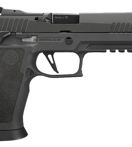 Sig Sauer P320 X-Five Legion California Compliant 9mm Luger Pistol 5" Barrel 10+1-Round Legion Gray Frame Black Grip