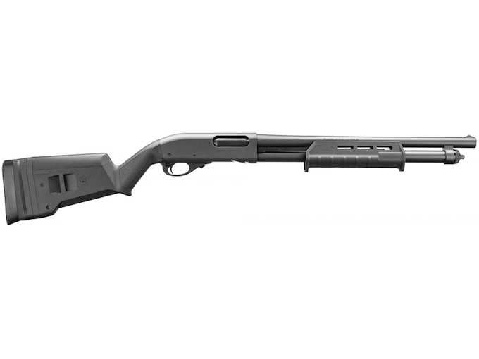 Remington 870 TAC Magpul Pump 12 Gauge Shotgun 18.5" Black Barrel Black Straight Grip Stock