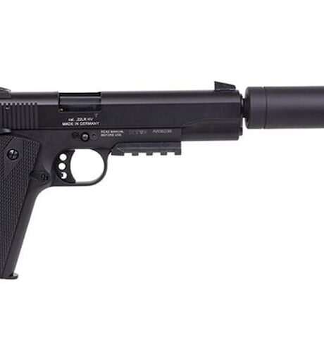 GSG 1911 AD-OPS 22LR Pistol 5" Threaded Barrel 10+1 Round Black