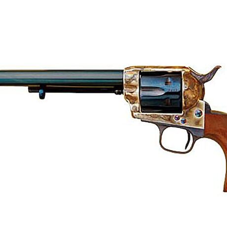 Cimarron Firearms U.S. Cavalry 45 Colt (Long Colt) Revolver 7.5" Blued Barrel 6 Round Walnut Grip
