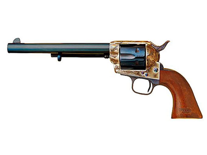 Cimarron Firearms U.S. Cavalry 45 Colt (Long Colt) Revolver 7.5" Blued Barrel 6 Round Walnut Grip