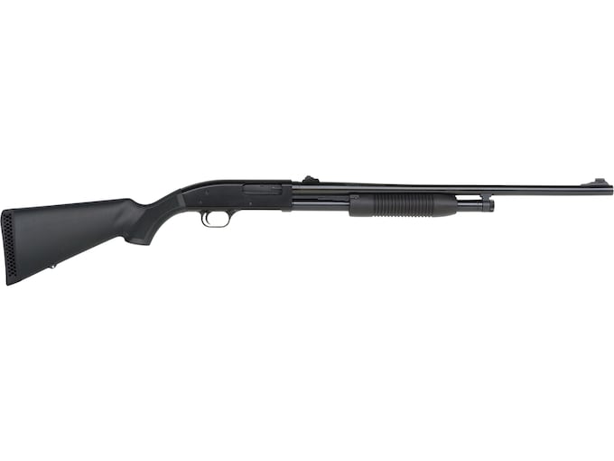 Mossberg Maverick 88 Slug Pump 12 Gauge Shotgun 24" Blued Barrel Black Field Stock