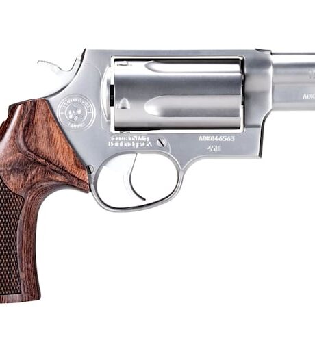 Taurus Judge Executive Grade 45 Colt (Long Colt) Revolver 3" Stainless Barrel 5 Round Walnut Grip