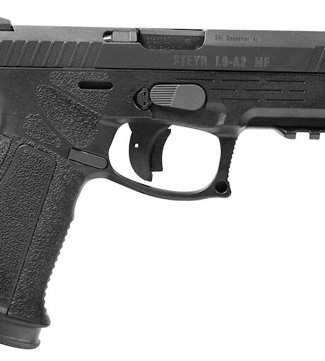Steyr L9-A2 MF 9mm Luger Pistol 4.5" Barrel 17+1 Round Black