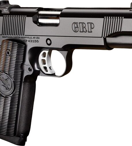 Nighthawk Custom GRP California Compliant Semi Automatic Pistol 45 ACP 5" Barrel 8+1-Round Black Nitride Black
