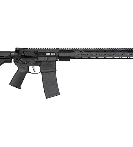 San Tan Tactical STT-15 Semi Automatic Rifle 6mm Advanced Rifle Cartridge (6mm ARC) 18" Carbon Fiber Threaded Barrel Anodized Black Frame Black Pistol Grip