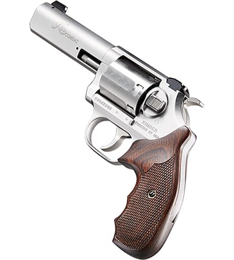 Kimber K6S DASA Combat 357 Magnum Revolver 4" Stainless Barrel 6 Round Walnut Grip
