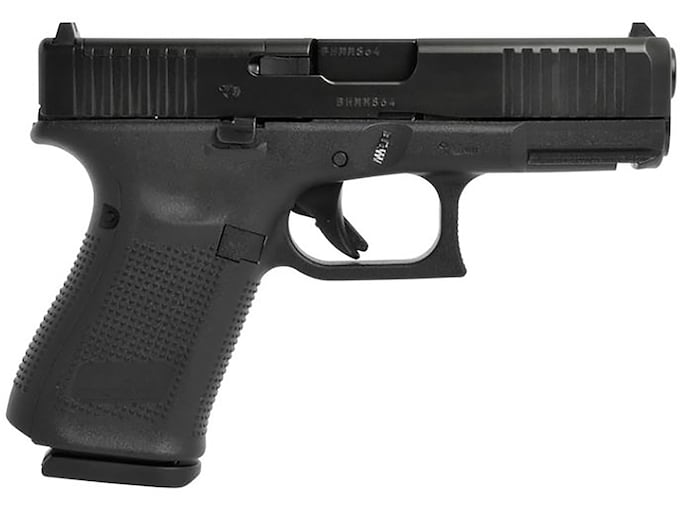 Glock Factory Rebuilt 19M MOS 9mm Luger Pistol 4.02" Barrel 16+1 Round Black Nitride Slide Black Grip Black Frame
