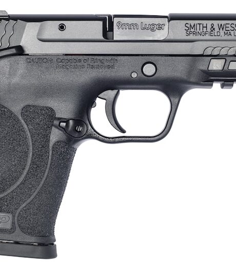Smith & Wesson M&P Shield M2.0 EZ 9mm Luger Pistol 3.675" Barrel 8+1 Round Armornite Slide Black Grip Black Frame