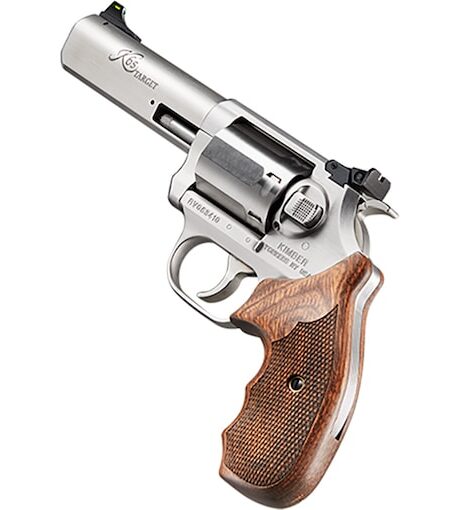 Kimber K6S DASA Target GFO 357 Magnum Revolver 4" Stainless Barrel 6 Round Walnut Grip