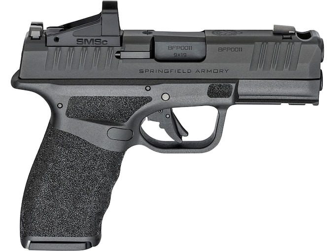 Springfield Armory Hellcat Pro OSP Comp 9mm Luger Pistol 3.7" Barrel 17+1 Round Black Shield SMSc Red Dot Sight