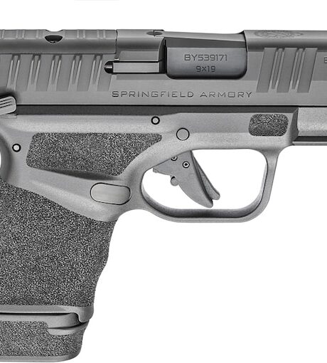 Springfield Armory Hellcat OPS 9mm Luger Pistol 3" Barrel 13+1 Round Melonite Black Slide Black Grip Black Frame Manual Safety