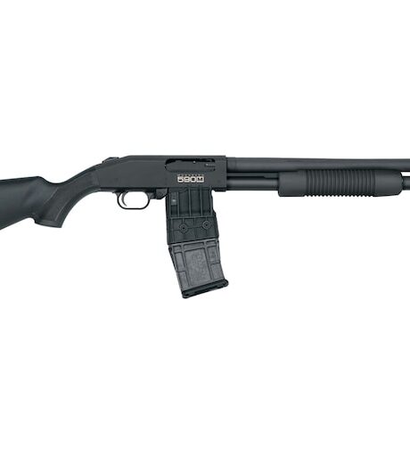 Mossberg 590M Pump 12 Gauge Shotgun 18.5" Black Barrel Black Field Stock