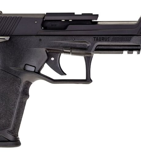 Taurus TX22 Competition 22LR Pistol 5.25" Threaded Barrel 16+1 Round Anodized Black Slide Black Grip Anodized Black Frame