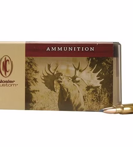 Nosler Custom 8x57mm JS Mauser (8mm Mauser) (323 Diameter) Ammo 180 Grain Nosler Ballistic Tip Polymer Tip Box of 20