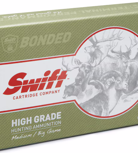 Swift High Grade Big Game Hunting 300 Winchester Magnum Ammo 180 Grain Swift Scirocco II Bonded Polymer Tip Box of 20