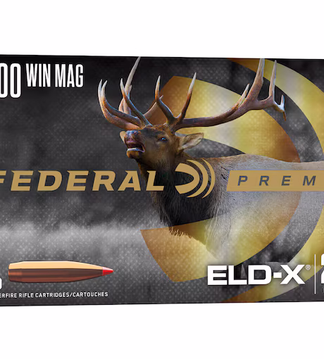 Federal Premium 300 Winchester Magnum Ammo 200 Grain Hornady ELD-X Polymer Tip